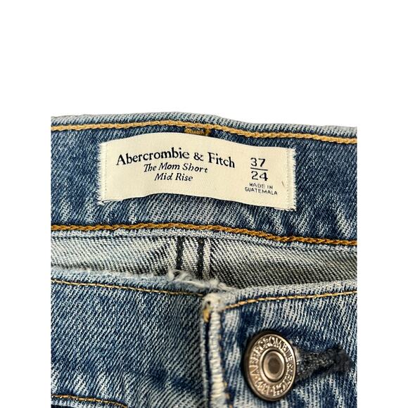 Abercrombie & Fitch AF The Mom Short Mid Rise Plus Size sz 24 / 37 Festival NWT - Picture 3 of 6